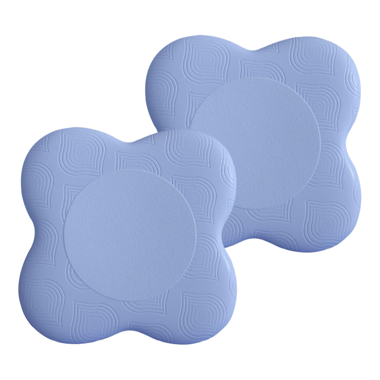 Ioensy - 2 Uds Rodilleras De Yoga Accesorio De Esterilla De Yoga Cojín De Equilibrio Para Suelo De Codo De Tobillo Azul