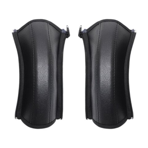 Magideal - Funda Para Manija De Cochecito De Bebé, Funda Para Manija, Repuesto, Funda Protectora, Cuero De Pu Con Cremallera Extraíble, Funda Para Manija Del Apo S