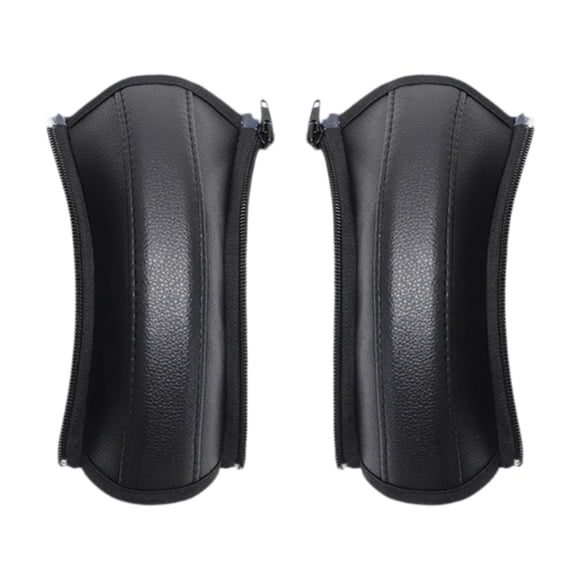 Funda para Manija de Cochecito de Bebé, Funda para Manija, Repuesto, Funda Protectora, Cuero de PU con Cremallera Extraíble, Funda para Manija Del Apo S