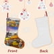 thumbnail image 3 of Bob el Constructor Tema: Calcetines de Navidad, fino lino blanco para colgar en escaleras y chimenea, decoración navideña para el hogar, regalo de Navidad.54cm×38cm, 3 of 5