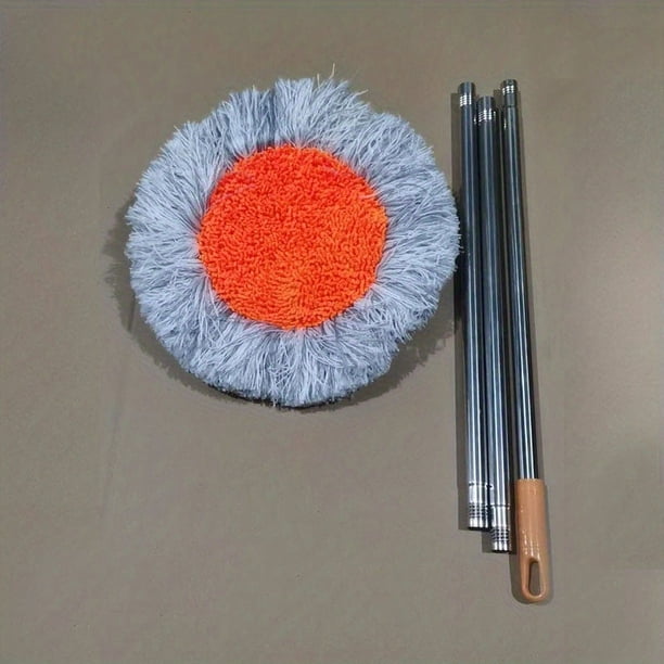 Get Your Cleaning Done with Ease - 1pc Dual-Purpose Wet and Dry Mop with 1.5 Meters Long Combination Rod for Cleaning Ceilings, Floors, and Cars