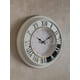 thumbnail image 4 of Reloj De Pared Números Romanos Espejado Blanco invierno 51 cm diametro, 4 of 5