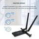 thumbnail image 4 of Tarjeta WiFi 6E QFly AX210 5400 Mbps para juegos de PC con Bluetooth, 4 of 7