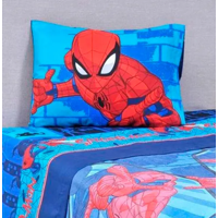 Genérico - Juego Sabanas Infantil Disney Marvel 1.5 Plaza Color Spiderman