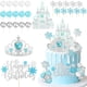 thumbnail image 1 of Decoraciones para Pastel Sunshuang 28 Piezas Tema Princesa de Hielo Invierno, 1 of 5