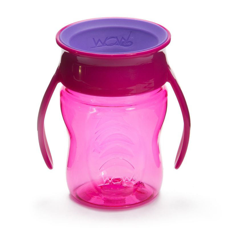 Wow Cup - Vaso Baby Tritan Con Asas Rosado