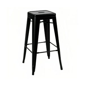 Klik Muebles - Piso Taburete Tolix Alto - Negro