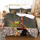 thumbnail image 1 of Funny Red Eyed Frog Tree Frog Quilt Duvet Cover Set Queen Bedroom Decor 3-Piece Bedding Set, 1 of 5