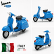 thumbnail image 2 of Moto Vespa 1970 150CC Escala 1:18 - Welly, 2 of 6
