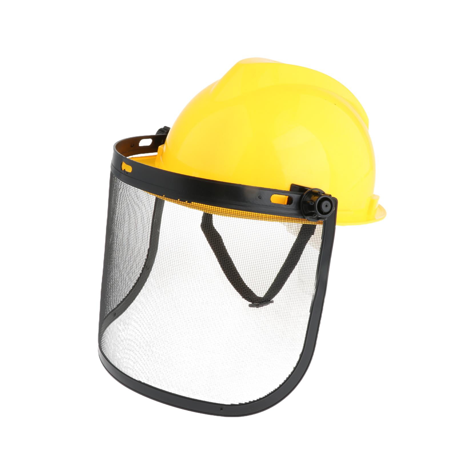 Ioensy - Protector Facial Para Casco Forestal Con Visera De Malla, Protección Universal Para Todo El Rostro