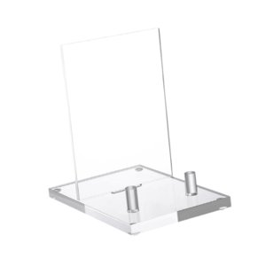 Magideal - Soportes Para Platos Para Exhibición, Soporte De Exhibición, Soporte De Menú De Doble Cara Para Exhibición, Soporte Para Marco De Fotos, Soporte Para