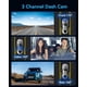 thumbnail image 2 of Cámara para auto LITALARM de 3 canales 4K UHD con tarjeta de 32 GB, 2 of 6