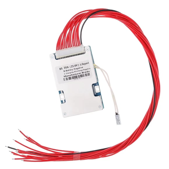 Sistema de gestión de baterías Bisida 8S BMS 25.6V 30A