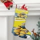 thumbnail image 2 of Minions Tema: Calcetines de Navidad, fino lino blanco para colgar en escaleras y chimenea, decoración navideña para el hogar, regalo de Navidad. 45cm × 32cm, 2 of 5