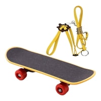 Ioensy - Mini Monopatín De Tortuga Con Arnés, Divertido Para Mascotas Pequeñas De Dragón Barbudo, 2 Uds.