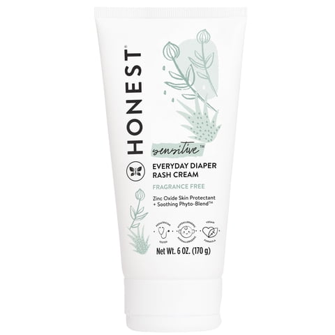 Crema Hipoalergénica Para Dermatitis Del Pañal The Honest Company, 180 Ml