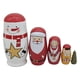 thumbnail image 2 of 5x Muñecas Rusas De Madera, Artesanías De Madera De Navidad Para Niños, Regalo De Año Nuevo, 2 of 5