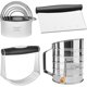 thumbnail image 1 of Set HULISEN de 5 cortantes para galletas y tamiz de 3 tazas, 1 of 3