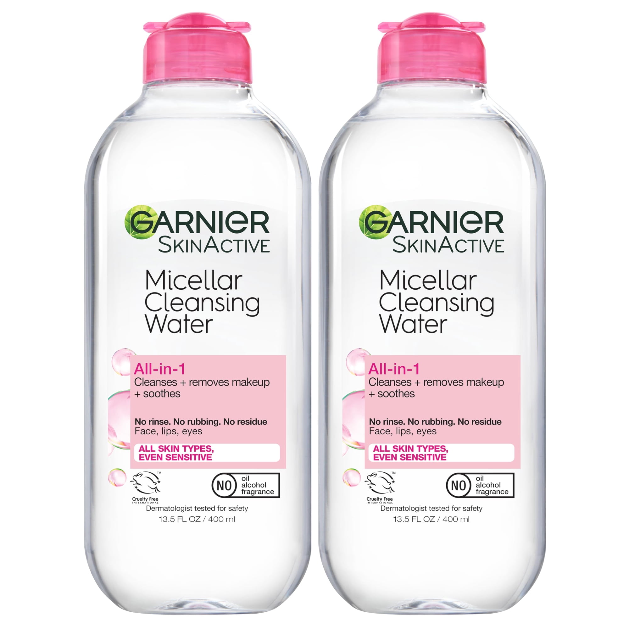 Agua Micelar Garnier Para Piel Sensible, 400 Ml (2 Unidades)