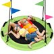 thumbnail image 1 of Platillo Tree Swing HeyZoo de 48 pulgadas con capacidad para 410 kg, color verde, 1 of 6