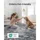 thumbnail image 4 of Alfombra AMADA HOMEFURNISHING 140x183 cm Gris/Dorado Vintage, 4 of 8