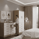 thumbnail image 2 of Combo Closet 2 Puertas 4 Cajones Cómoda 10 Cajones Café Beige, 2 of 6