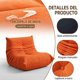 thumbnail image 2 of Silla De Piso Soporte Lumbar Sofá Tumbona Para Adultos, 2 of 3