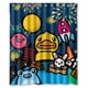 thumbnail image 1 of Cortina de ducha de pato de dibujos animados lindo juego de cortina de baño con ganchos tamaño 60x72 pulgadas, 1 of 3