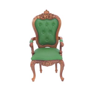 Magideal - Silla Para Casa De Muñecas, Modelo De Decoración Diy, Muebles En Miniatura Decorativos Para Casa De Muñecas, Decoración De Muebles Para Habitación, 1/ Verde Claro