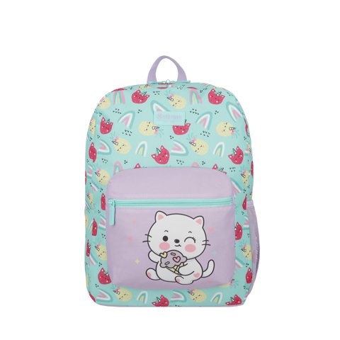 Mochila Xtrem Kenny 5Xt Gato Verde Agua