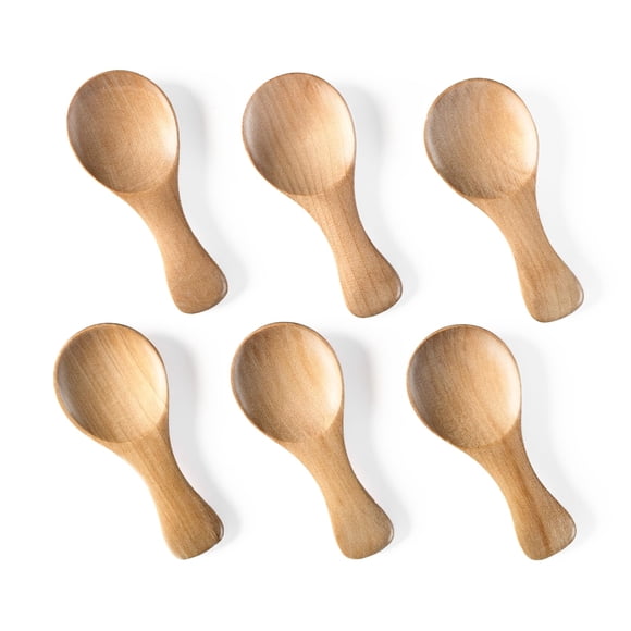 Cucharitas de Madera Mini Hefild 6 Piezas 8 cm