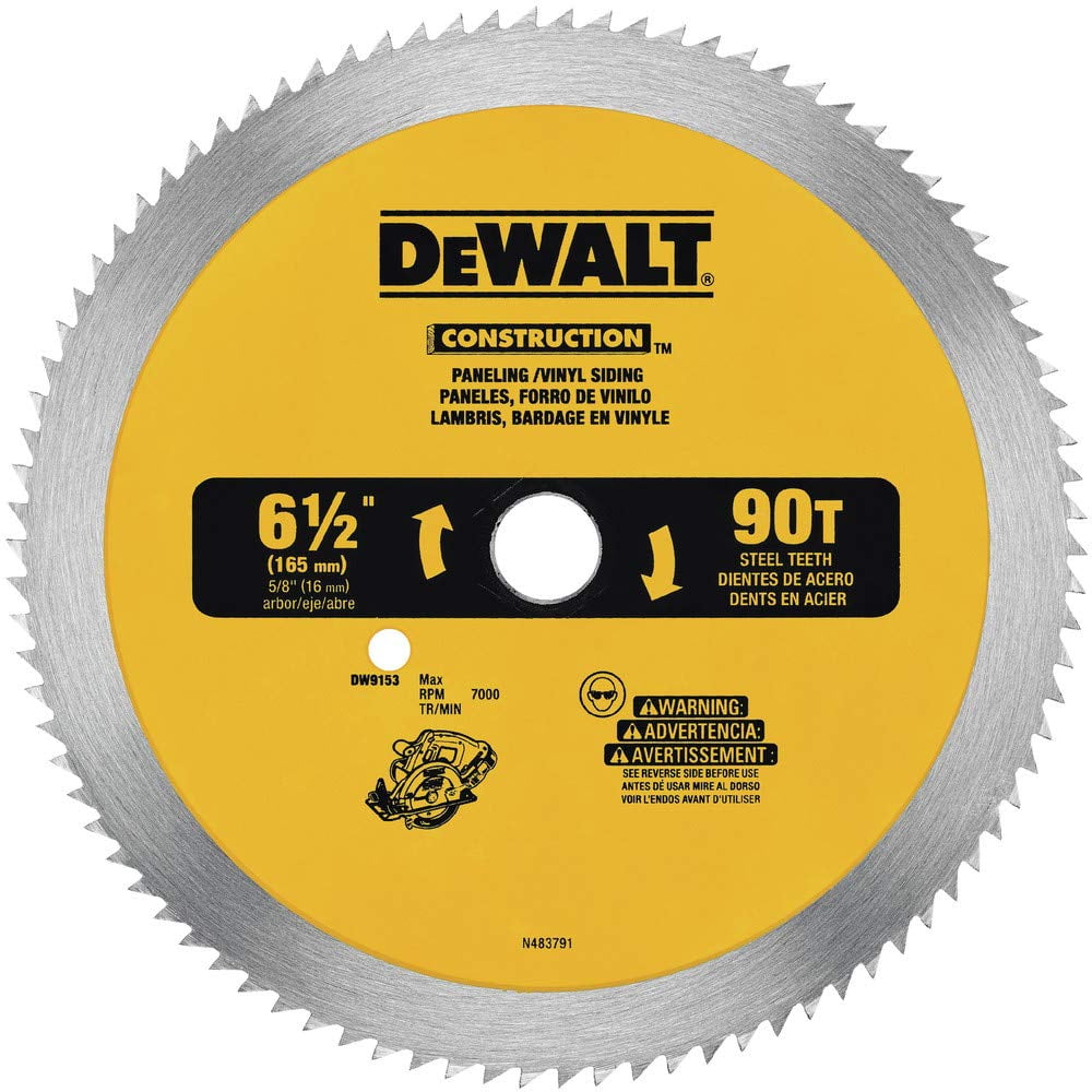 Dewalt - Hoja De Sierra Circular Dw9153 16 5 Cm 90 Dientes Vinilo