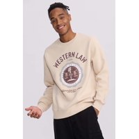 Fashionspark - Polerón Hombre Print Central Beige