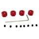 thumbnail image 4 of 4PCS 5mm A 12mm Adaptador De Cubo Hexagonal De Rueda Para WPL D12 1:16 RC Car Parts Rojo, 4 of 5