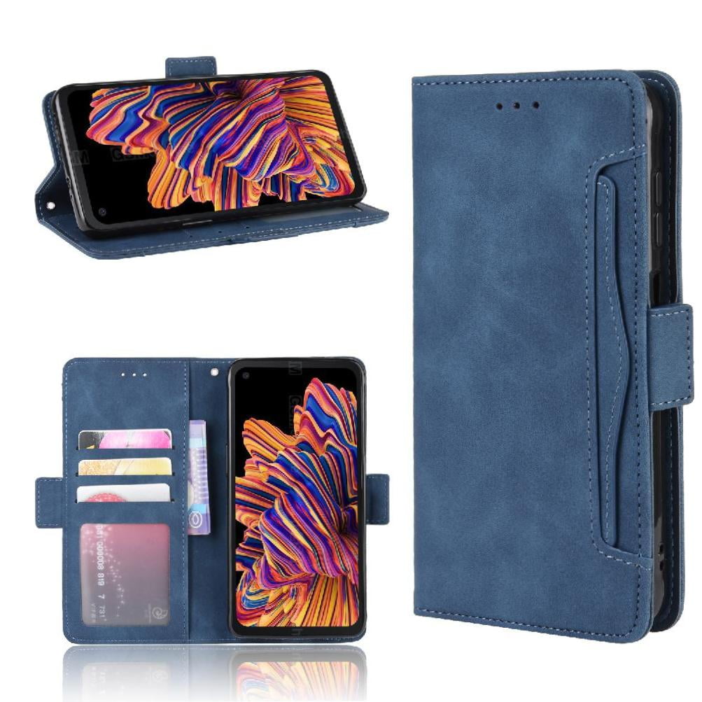 Funda Tipo Billetera Foxdock Para Samsung Galaxy Xcover Pro – Tapa Flip Con Tarjetero