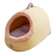 thumbnail image 5 of Cama para Gato Nido Cerrado para Mascotas Casa Interior Felpa Gruesa Y Lino Imitación Resistente Al Frío Adecuada para Gatos Y Perros Pequeños en Otoñ M, 5 of 5