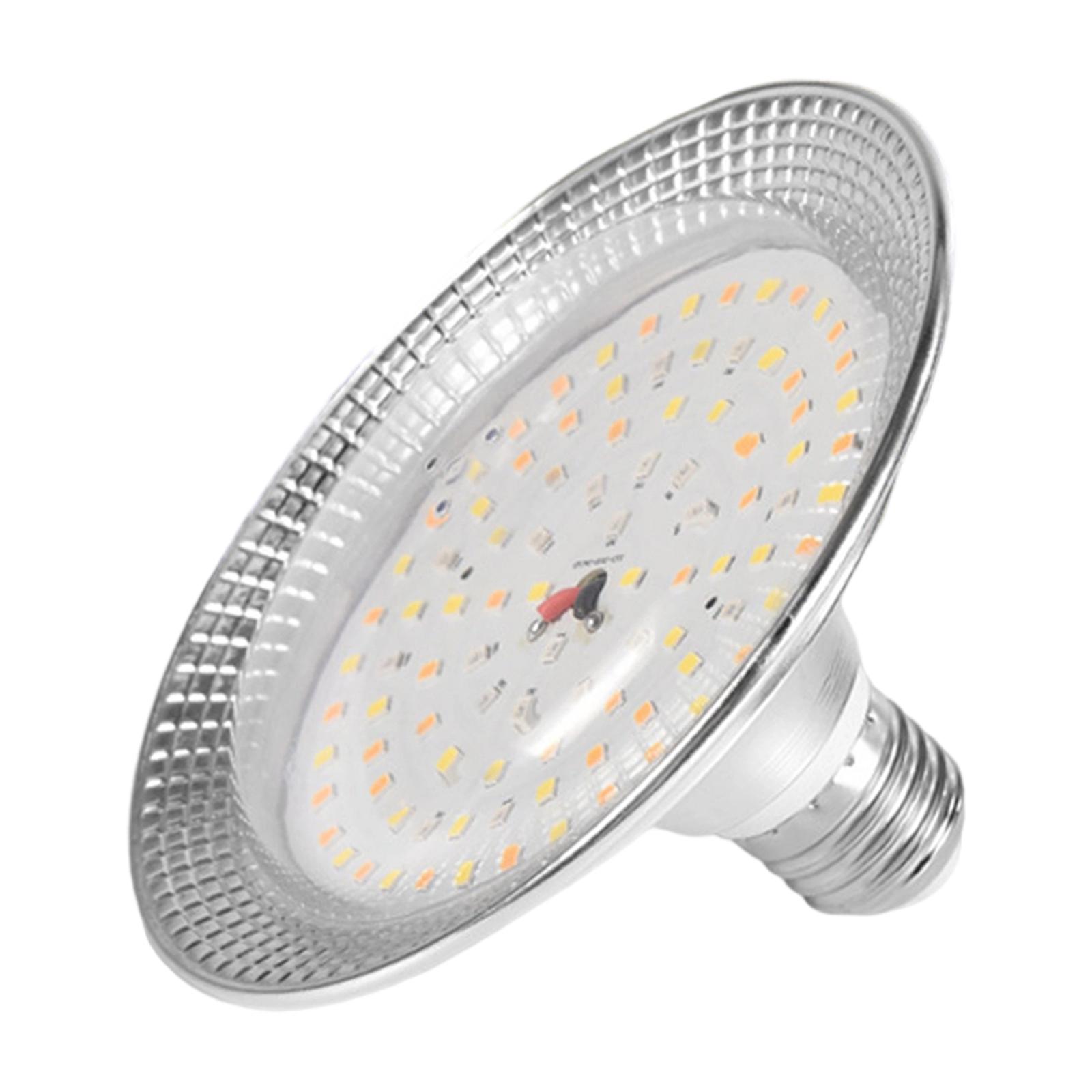 Ioensy - Lámpara De Cultivo De 18 W Con Casquillo E27 Para Invernaderos, Accesorio Para Tiendas De Cultivo, Resistente Al Agua, Espectro De 4000 K.