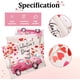 thumbnail image 5 of Camino de mesa con texto "Feliz Día de San Valentín", corazón de 72 x 13 pulgadas, manteles individuales románticos, centros de mesa, decoraciones para el hogar, cocina, boda, fiesta., 5 of 7