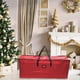 thumbnail image 1 of Bolsa De Almacenamiento Para árbol De Navidad, Bolsa De Lona Para Cojines De Exterior, Accesorios De Fiesta, Color Rojo, 122 X 50 Cm, 1 of 3
