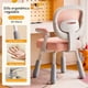 thumbnail image 3 of Silla Escritorio Ergonomica Infantil Rosada Kidscool-Malla Respirable, Ajuste Altura, Soporte Lumbar,70 Kg, 3 of 5