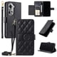 thumbnail image 5 of Funda tipo billetera FOXDOCK para OPPO Reno 11 5G – Tapa abatible con correa para mujer, 5 of 5