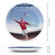 thumbnail image 2 of Cristiano Ronaldo Plato decorativo de porcelana fina (bone china), plato decorativo de cerámica para hogar, oficina, soporte de pared, platos decorativos para dormitorio 15 cm, 2 of 6
