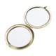 thumbnail image 5 of 1pc travel Premium plegable bolsillo compacto espejo de maquillaje de dos caras de oro, 5 of 5