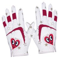 Ioensy - 2 Piezas Niños Guantes De Golf Cuero Premium Todos Los Tamaños Niño Niños Antideslizantes L