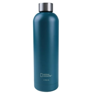 National Geographic - Botella Metálica Térmica Boca Angosta 750Ml Azul