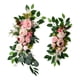 thumbnail image 5 of 2x Decoración De Arco De Flores Artificiales Colgantes Decorativas Para Fondo De Boda Rosa, 5 of 5