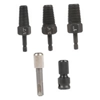 Magideal - Extractor De Tornillos, Machos De Roscar Para Reparación De Roscas De Grifos Y Válvulas, Extractor De Pernos Compacto, Portátil Y Práctico Para Tornil