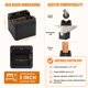thumbnail image 2 of Elevadores para Cama BTSD-home 11 cm 2200 kg Apilables (Pack de 4), 2 of 9