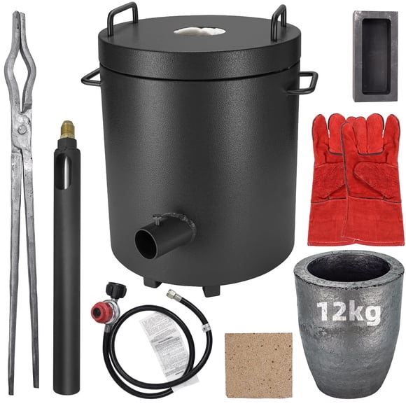 Horno WLCSNG de 12 kg con kit de propano, crisol y pinzas