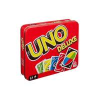 Genérico - Set De Juego De Cartas Uno Deluxe C/ Estuche Metálico (Categoría: 7 Años O + )